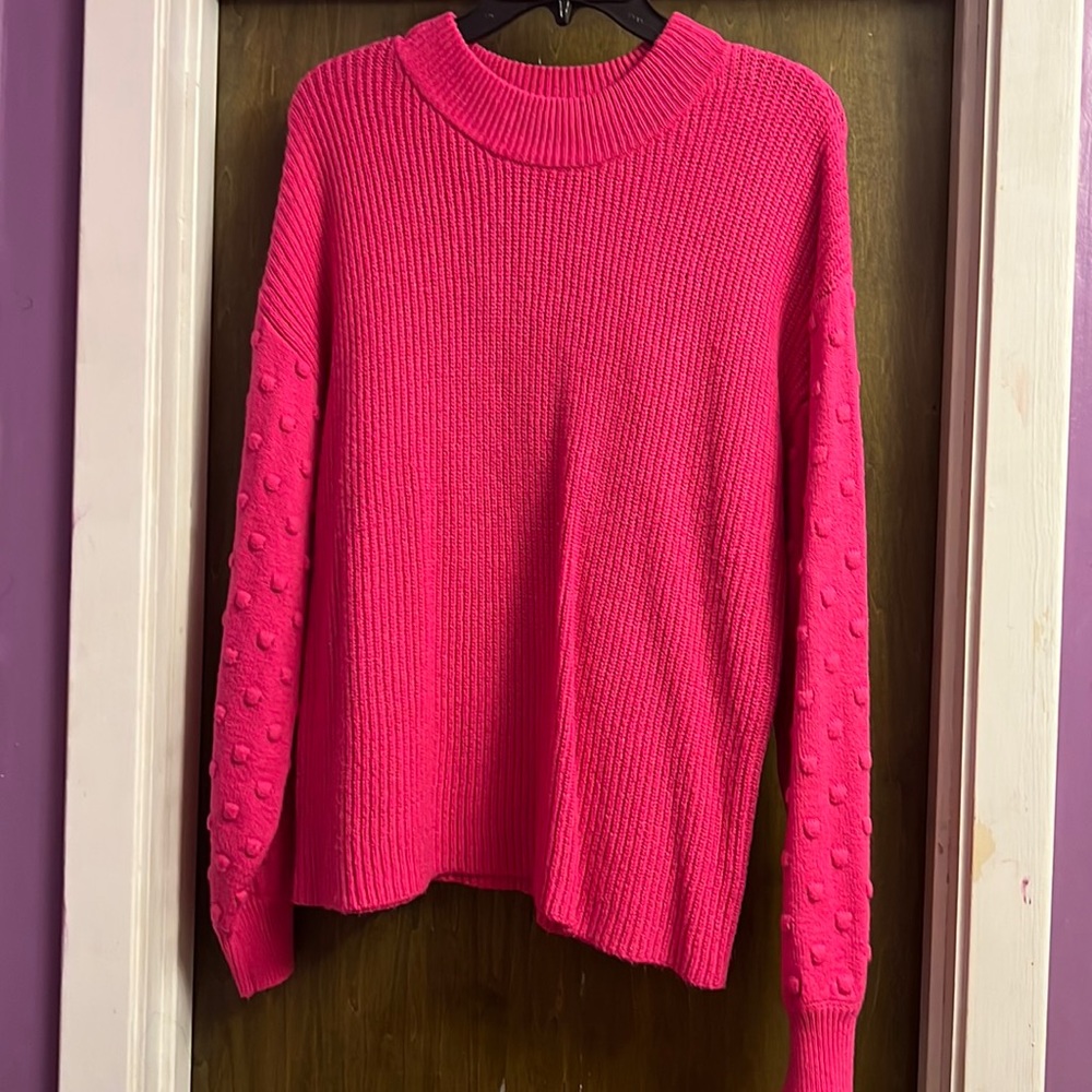 Pink sweater
